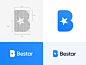 Logo Bestar  b letter logo icon Dribbble 