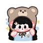 cr.微博@肚肚图画本_210915_可爱 女生 Q版 头像 插画