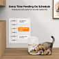 Amazon.com : Yuposl Automatic Cat Feeders - 8cup/68oz for Pets, Timed Automatic Pet Feeder with Over 180-day Battery Life, Automatic Dog Feeder 1-6 Meals Control, Cat Food Dispenser Freshness Dry Food : Pet Supplies