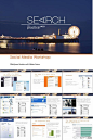 【80PPT.COM】唯美夜景封面PPT模板-Social Media Workshop @PPT精选