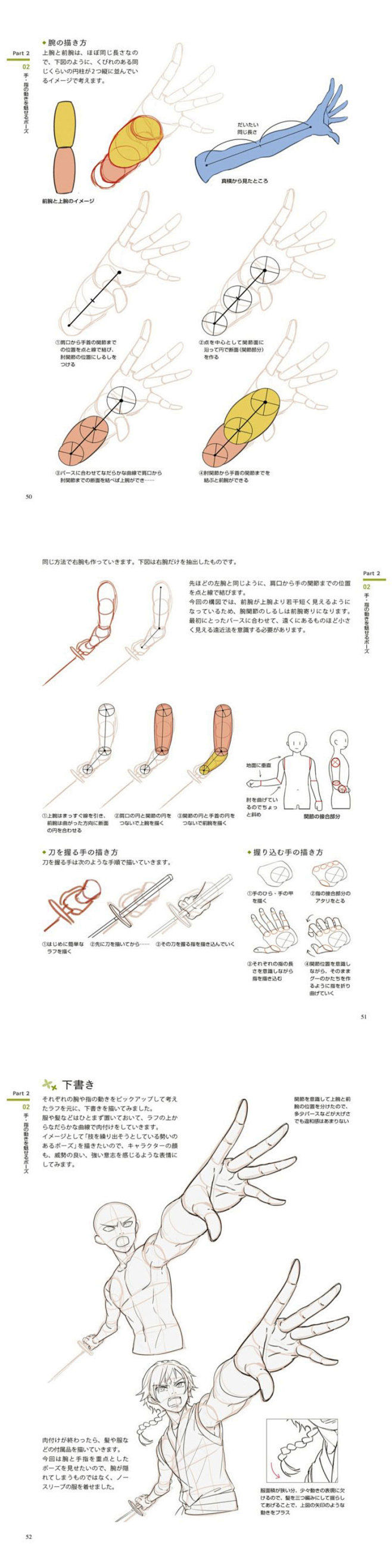 161艺用人体美术男女人物各种持刀持枪格...