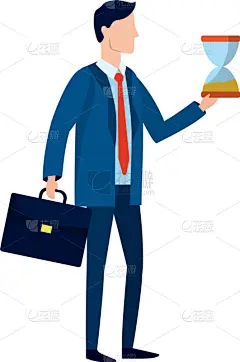 男商人,卡通,头像,商务,专业人员,经理,手提箱,现代