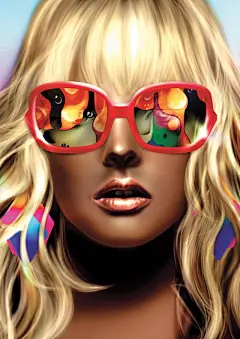 色彩魅惑—日本Kittozutto工作室美女插画设计欣赏 