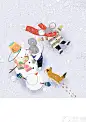 Cute Calendar and banner template for year of rat 2020 012Cute Calendar and banner template for year of rat 2020 012