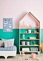 Try this unusual colour combo (that you probably haven't thought of) http://petitandsmall.com/unusual-colour-combo-kisd-room/