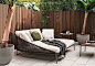 Minotti Aston Cord outdoor daybed