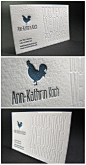 Letterpress Business Card For Wedding Photographer