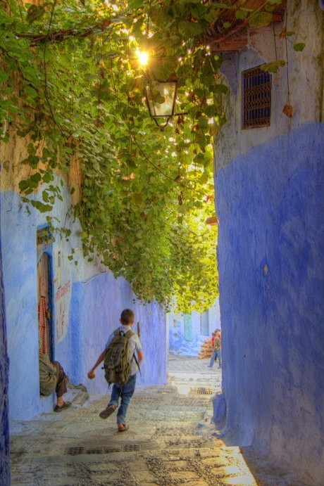 上学路上，摄影摩洛哥小镇 。| 摄影师 ...