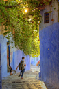 上学路上，摄影摩洛哥小镇 。| 摄影师 pachelbel canon