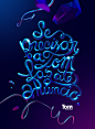 TYPOGRAPHY | AD : Design typography | Alisson PrazeresArt Director | Diego Franco