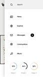 一组白色系的app界面u设计菜单分享-UI设计网uisheji.com -