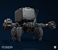 Horizon Zero Dawn - ShellWalker, Lennart Franken : I was responsable for the highres model, detailing and mechanical engineering of the robot. Also I was responsable for the texturing of this robot.

Concept: Miguel Angel Martinez, Mike Nash and Erik van 