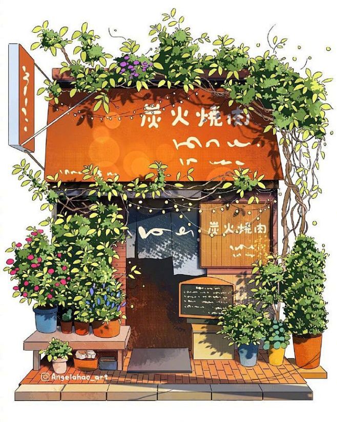 插画师 Angela Hao  的小店插...