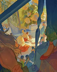 插画分享｜阿歾Amo ​​​平凡中的治愈瞬间 - 小红书