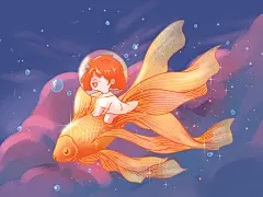 治愈系小可爱的童话世界 - fofo-鱼 - 原创作品 - 视觉中国(shijueME)