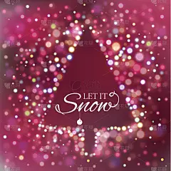 圣诞快乐电子贺卡模板。矢量插图。