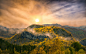 General 1920x1200 nature landscape mountain sunset forest fall clouds sky