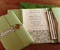 Pocket Folders for Letterpress Invitation Suites
Customized Wedding Invitation Sets by Ajalon Printing & Design