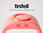 World's Smallest Mobile Phone : Tinitell is a wearable mobile phone for kids. A wristphone that enables peace of mind for parents, and lets kids be kids.