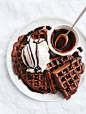 chocolate chai waffles with spiced chocolate syrup from donna hay magazine Thank You For Your <a class="pintag searchlink" data-query="%23Saves" data-type="hashtag" href="/search/?q=%23Saves&rs=hashtag" rel=&