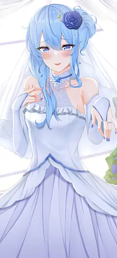 二次元少女  动漫壁纸  婚纱