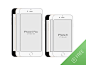 A useful collection of Free iPhone 6 vectors, Wireframes and MockupsiPhone6干货：22套免费线框图与模型源文件下载 - UI设计第一站