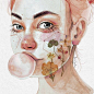 ​​​ ​​ ​​​​​​ ​​Artist | ​Ana Santos 水彩
————
掩饰于世  ​​​​