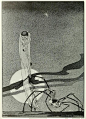 “死之书（Book of Death）”系列插画，1911

Kay Nielsen 绘 ​​​​