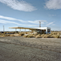 abandoned gas station. mojave desert, ca. 2011. : mamiya 6MF 50mm f/4 + kodak portra 160NC. lab: the icon, los angeles, ca. scan: epson V750. exif tags: lenstagger.