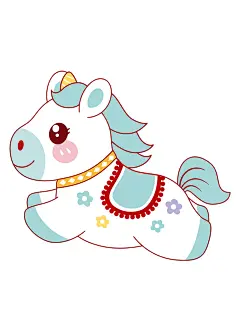 马宝宝奔腾卡通插画519-31