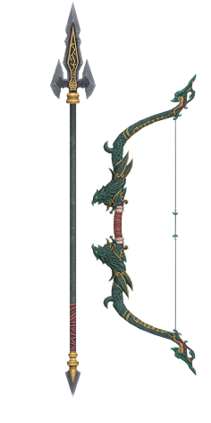【素材】武器-花瓣网|陪你做生活的设计师 | 2烂银枪,枣木弓