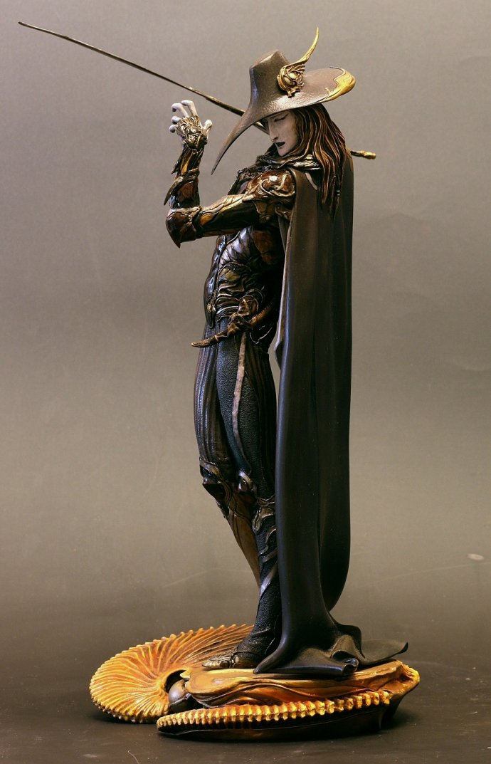 吸血鬼ハンターd　ガレージキット　完成品　黒衣の剣士　竹谷隆之 黒衣の剣士 竹谷隆之 完成品 吸血鬼ハンターd 菊地秀行 天野喜孝