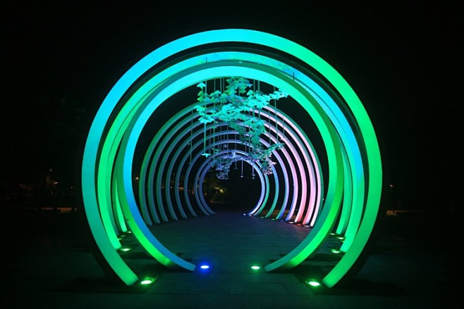 LED灯光----时光隧道-天奇灯光设计