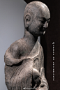 泥塑弟子立像 西魏（535-556年） 麦积山石... 来自SingSing行摄 - 微博