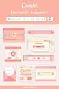 User Interface Canva Element