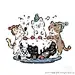 小猫吃薯条
