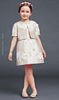 ALALOSHA: VOGUE ENFANTS: Dolce&Gabbana luxury girlswear FW14/15