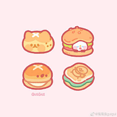 邪恶小猪采集到饮品甜品可爱