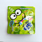韩国进口西洲三丽鸥3种果味混合果汁软糖带贴纸可爱QQ什锦糖果50g