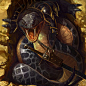 The Witcher 2 arachas, Bartlomiej  Gawel : Concept art for The Witcher Assassins of Kings game.