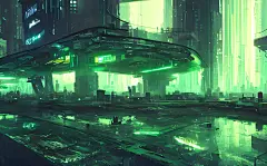 AI绘画｜赛博朋克风格终极城市壁纸