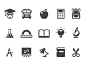Education Icons学校图标 - 图翼网(TUYIYI.COM) - 优秀APP设计师联盟