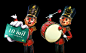 Ilustração soldado chumbo - anúncio : I love to do characters and when I can do them for advertising I enjoy even more. This was the teaser for the xmas campain for Praça Shopping. special thanks to my friend Fabio.