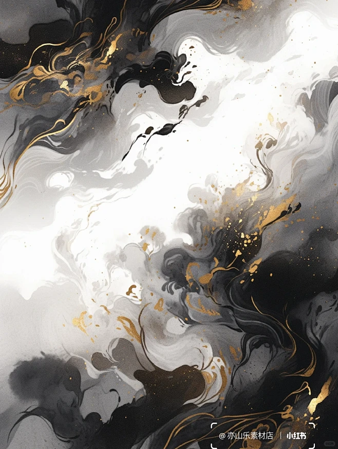 可商素材37｜太白金星·泼墨