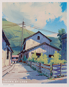 Mihalu采集到块面画