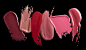 彩妆粉饼颜料口红 巧克力 绚丽展示 创意广告#化妆品瓶器摆放##膏体造型拍摄##彩妆造型设计##色彩色调##排版设计##料体颜色#
