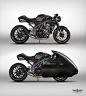 JAKUSA DESIGN，概念，摩托车，渲染，凯旋Speed Triple，