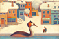 calendar children's illustration digital illustration