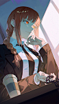 #电锯人#
- 玛奇玛. (画师:-具--)
来源:@-具--/微博