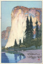 Hiroshi Yoshida 版画作品 | 吉田博Yoshida Hiroshi(1876年 - 1950，74岁)，西洋画家，版画家。在日本浮世绘风下，吉田博以西洋画为主，并重视自然、写实和诗情的作品风格，使得他被认为是日本治,大正,昭和期间风景画的第一人。